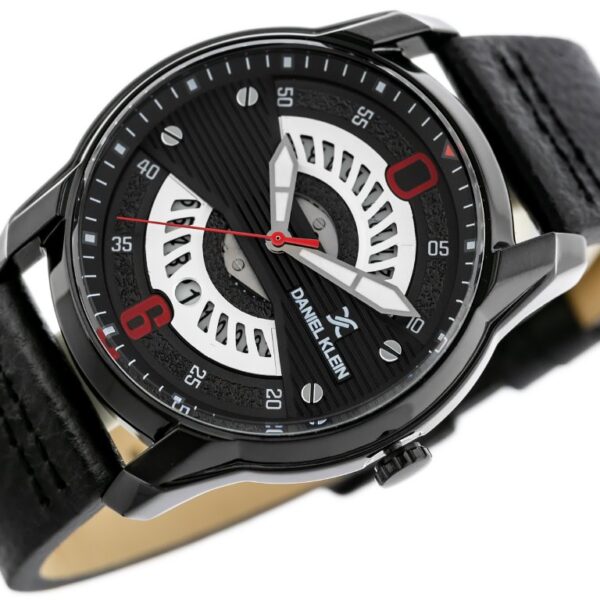 Daniel Klein hodinky pánské – Luxusní hodinky s koženým páskem, černé hodinky