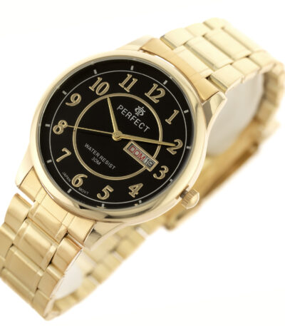 Pánské luxusní hodinky zlaté Perfect
