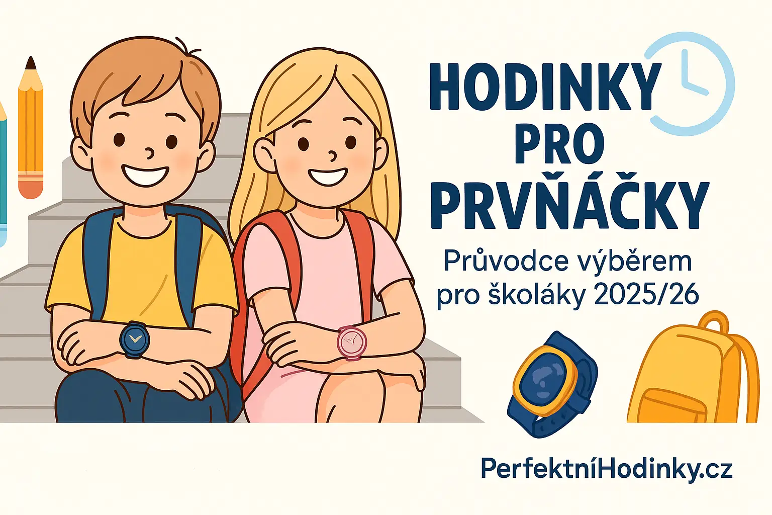 Detske hodinky Casio pro prvnacky – skolni hodinky pro kluky i holky